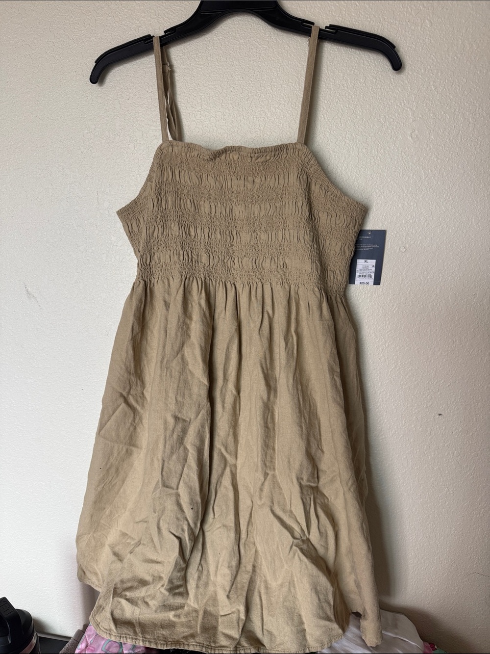 Universal Thread Girls' Tan Smocked Sundress